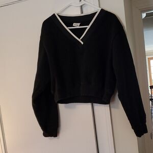 V-Neck Black Sweater